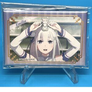 Rare Emilia Re: Life in a Different World from Zero Square Pin Japan NEW Sealed